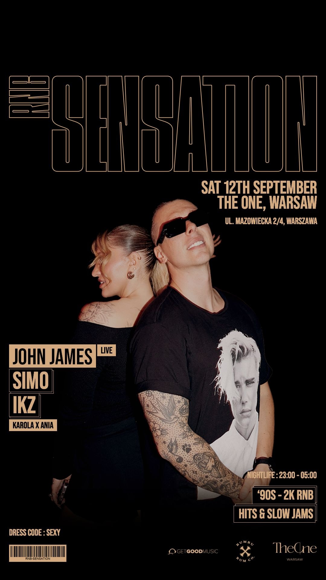 Rn B sensation, sobota 12.09